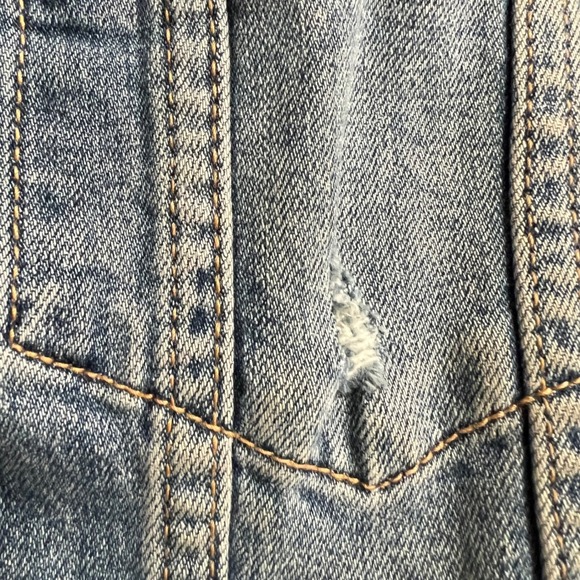 Lucky Brand The Tomboy Trucker Denim Jacket XL TG Blue Wash - Picture 6 of 14